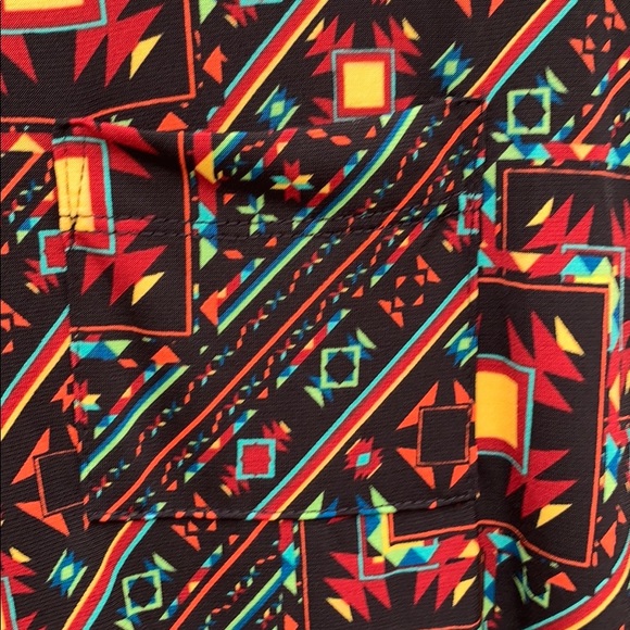 NWT Lularoe Carly Print T-Shirt XS Dress - Picture 4 of 9